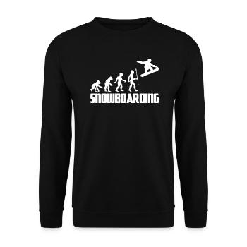 Snowboarder Snowboarder Winter Evolution Snow - Sweat-shirt Unisexe - noir - Devant - Alina (178cm) & Michal (187cm)