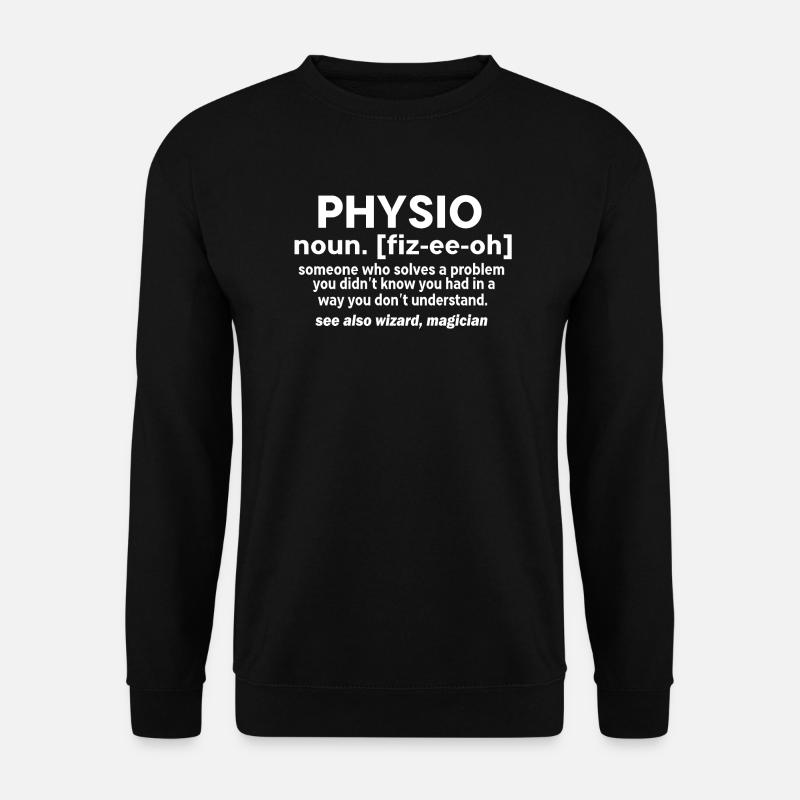 PHYSIO also known as wizard - Unisex Pullover - Schwarz