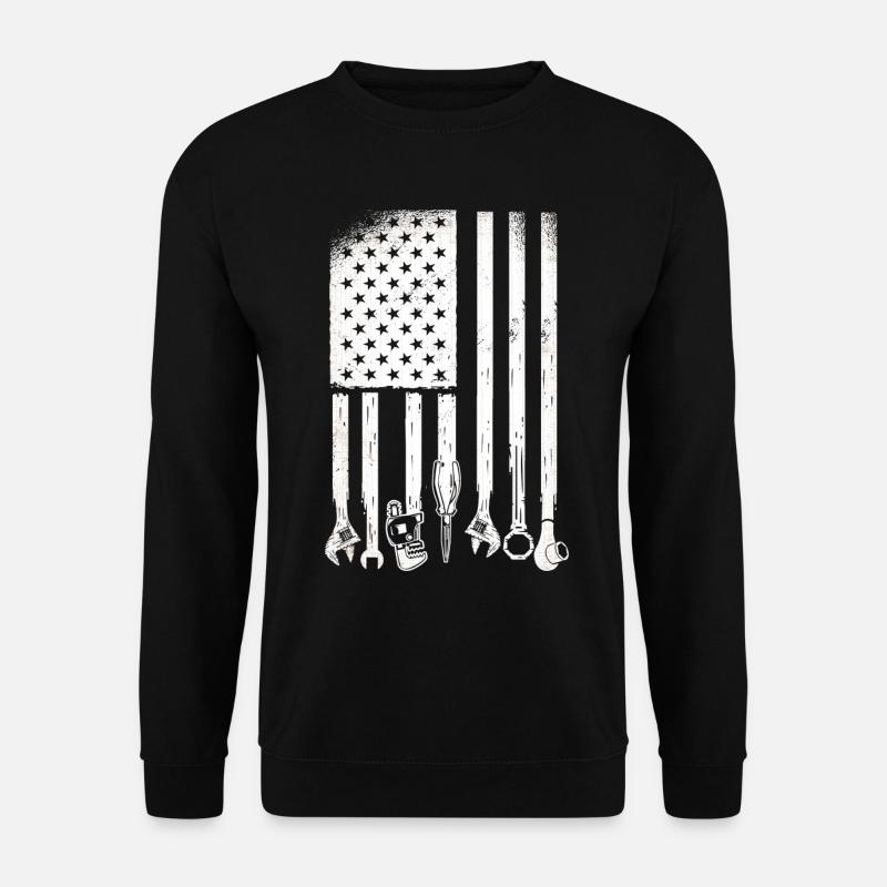 Diesel Motor Landmaschinen Mechaniker Schlosser - Unisex Pullover - Schwarz