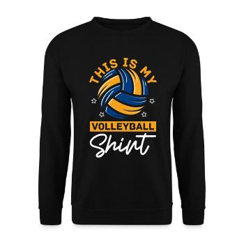 Volleyball Beach Volleyball - Unisex Sweatshirt - black - Front - Alina (178cm) & Michal (187cm)