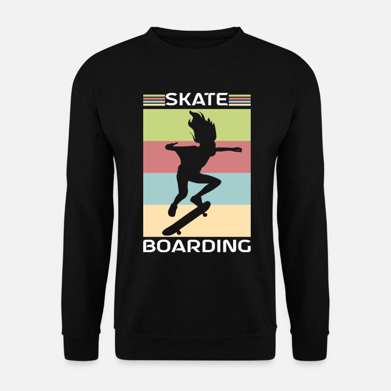 Skater Skateboarder Skateboarding - Unisex Sweatshirt - black