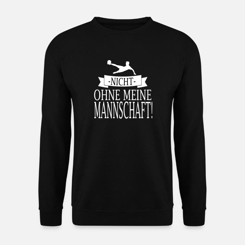 Fußball - Unisex Pullover - Schwarz