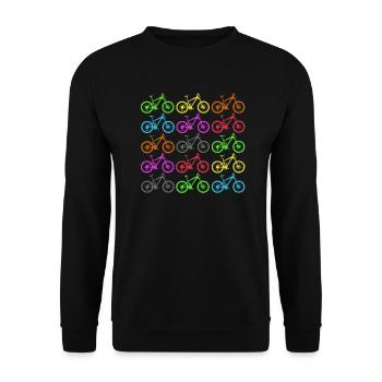 Lustiges Freches Geburtstags Geschenk Mann & Frau - Unisex Pullover - Schwarz - Vorne - Alina (178cm) & Michal (187cm)