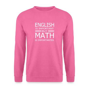 ENGLISH IS IMPORTANT - Unisex Pullover - Pink - Vorne