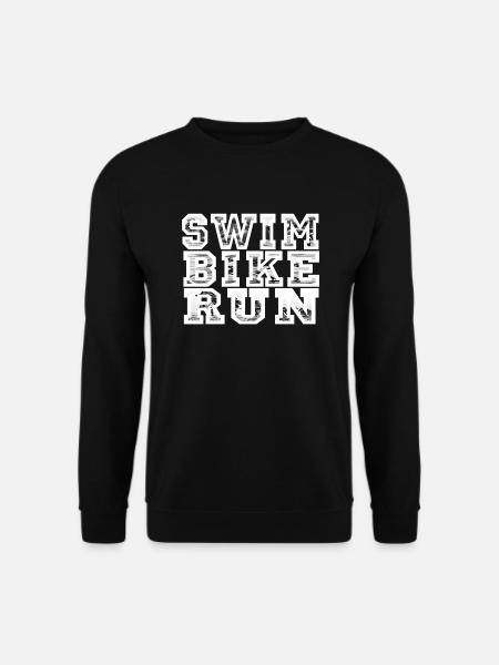 Triathlon,Schwimmen,Radfahren,Laufen auf Hawaii - Unisex Pullover - Schwarz