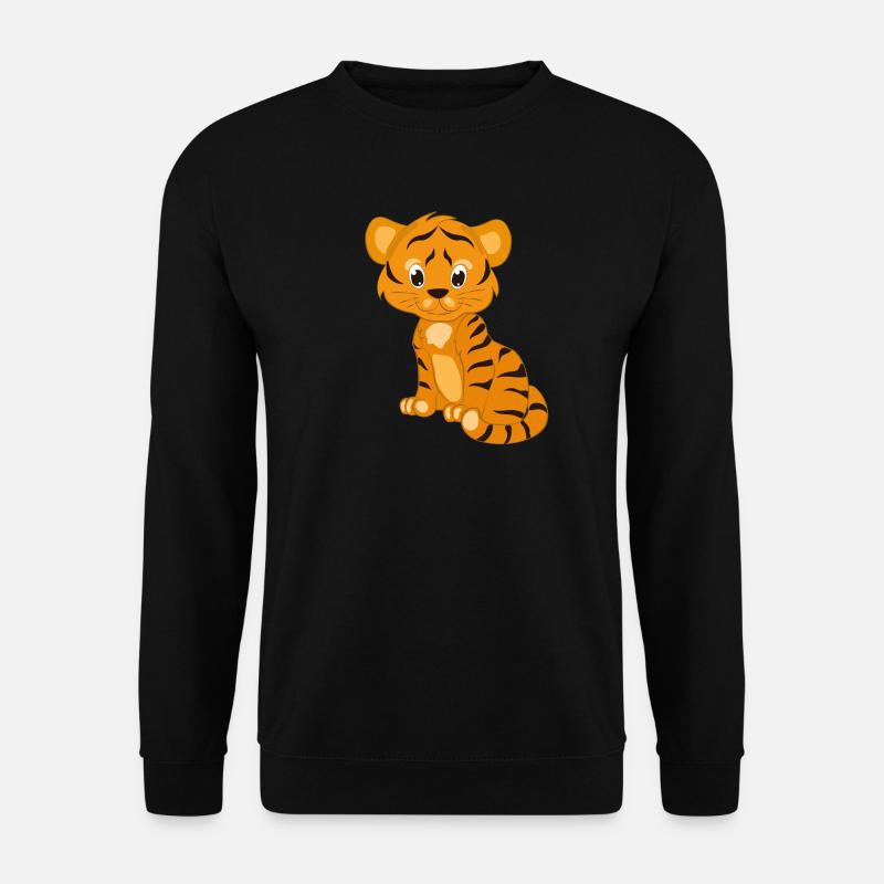 Baby Tiger Kinder - Unisex Pullover - Schwarz