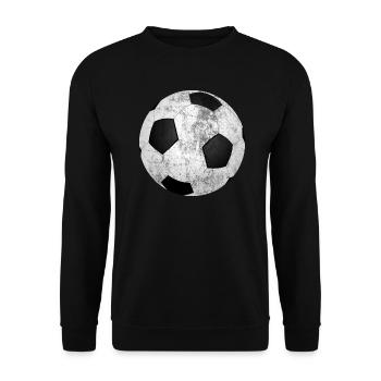 Fussball - Unisex Pullover - Schwarz - Vorne - Alina (178cm) & Michal (187cm)