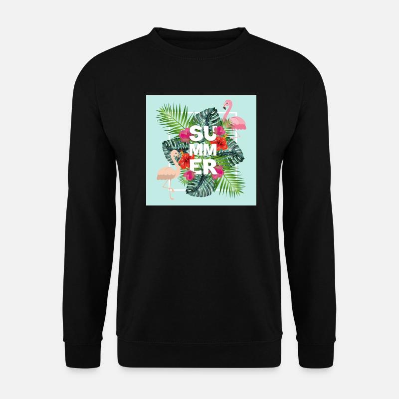 Summer - tropical summer paradise - Unisex Sweatshirt - black