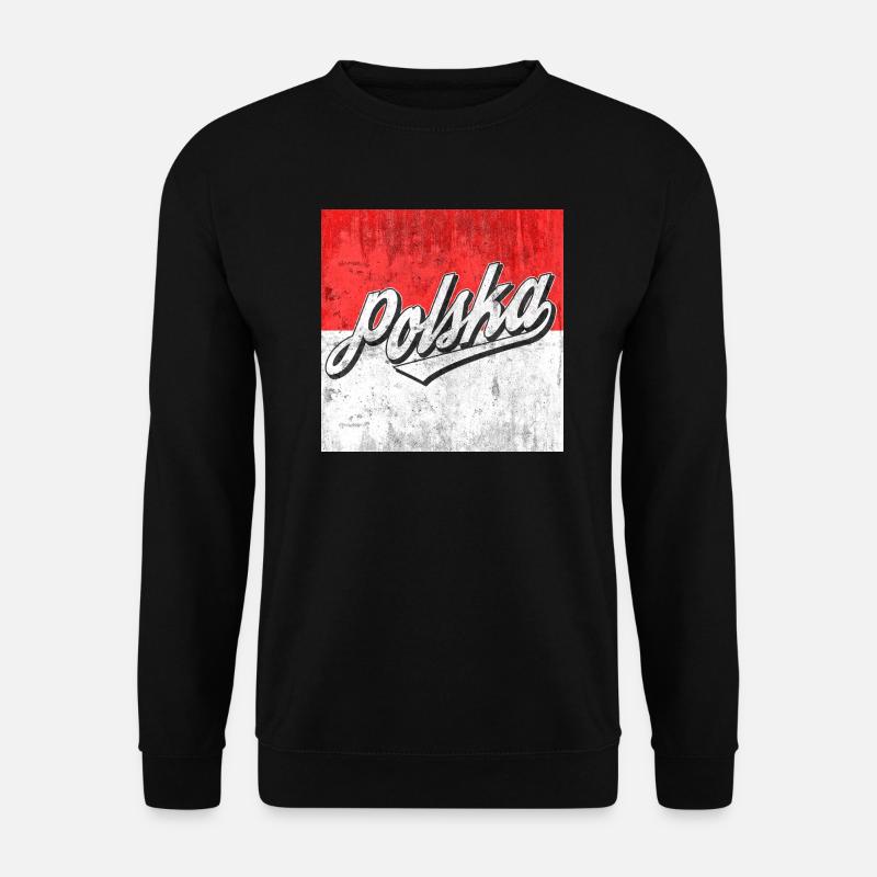 Poland - Unisex Sweatshirt - black