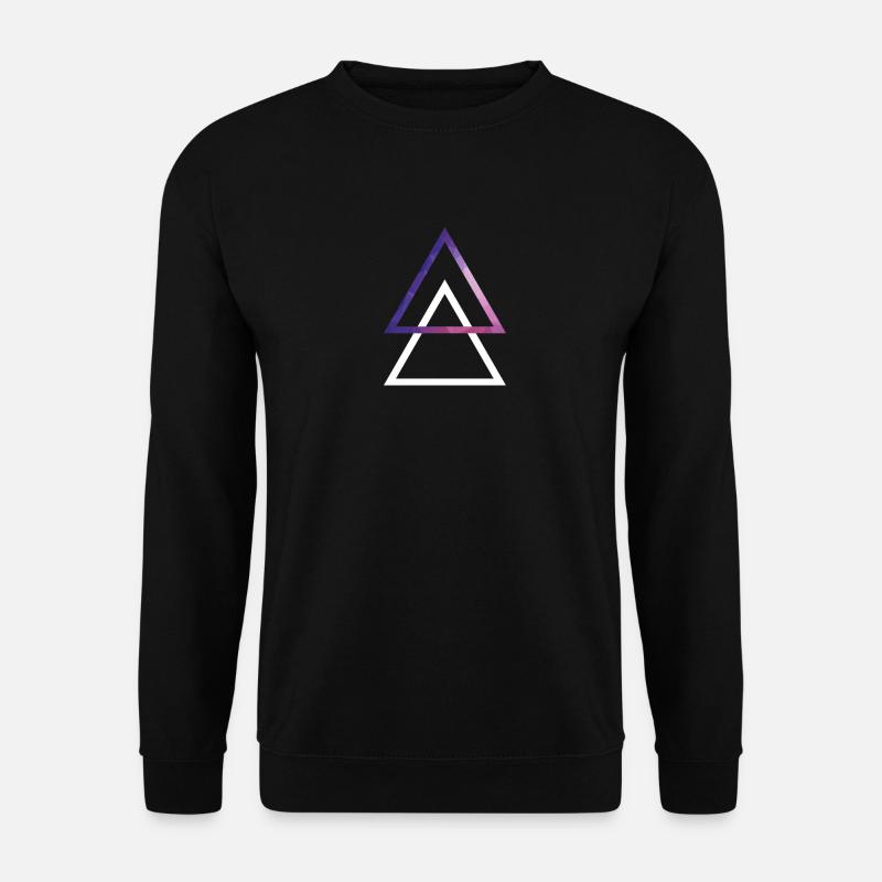 triangle - Unisex Sweatshirt - black