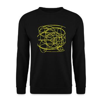 design rich and noble artwork fantastic - Unisex Pullover - Schwarz - Vorne - Alina (178cm) & Michal (187cm)