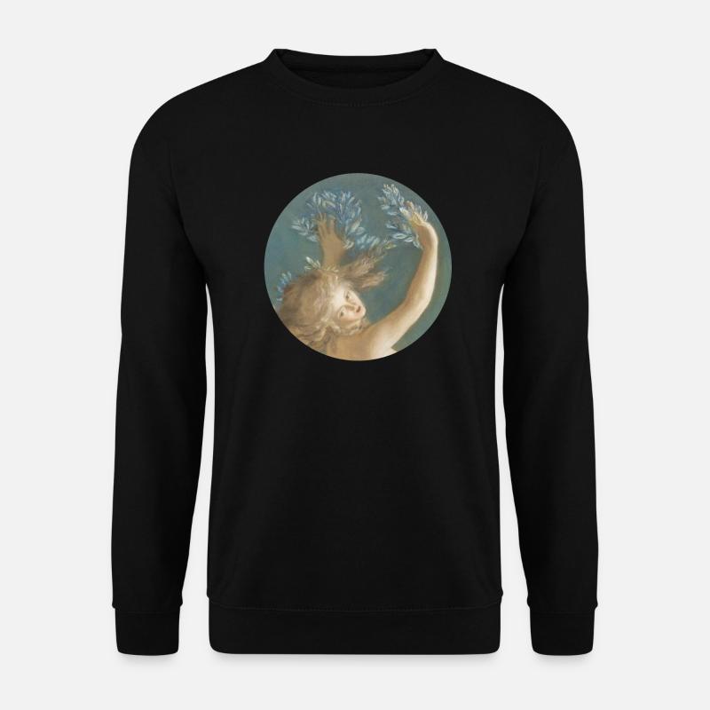 Daphne wird zu einem Lorbeerbaum - Unisex Pullover - Schwarz