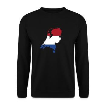 Netherland - Unisex Sweatshirt - black - Front - Alina (178cm) & Michal (187cm)