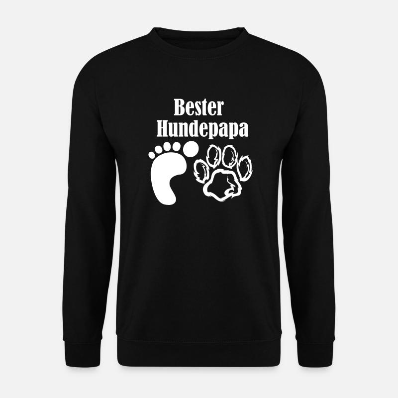 Bester Hundepapa - Unisex Pullover - Schwarz