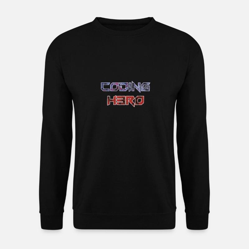 Coding Hero - héros de la programmation - Sweat-shirt Unisexe - noir