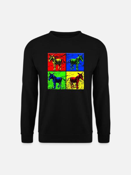 Esel - Unisex Pullover - Schwarz