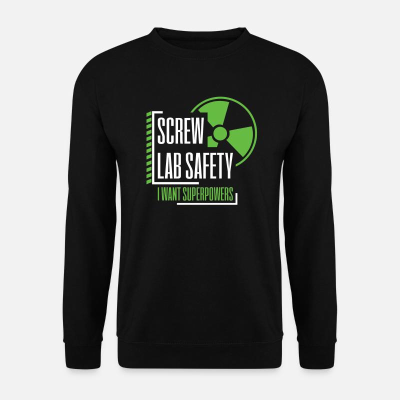 Radioaktiv Nerds Wissenschaft Geschenk Physik - Unisex Pullover - Schwarz