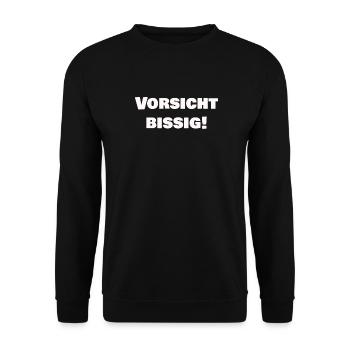 Méfiez-vous des cadeaux accrocheurs Dictons drôles - Sweat-shirt Unisexe - noir - Devant - Alina (178cm) & Michal (187cm)