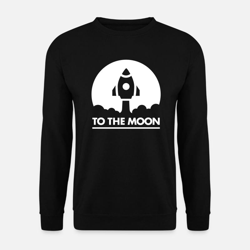 To The Moon - Unisex Pullover - Schwarz