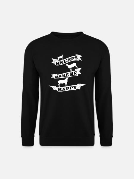 Schaf - Unisex Pullover - Schwarz