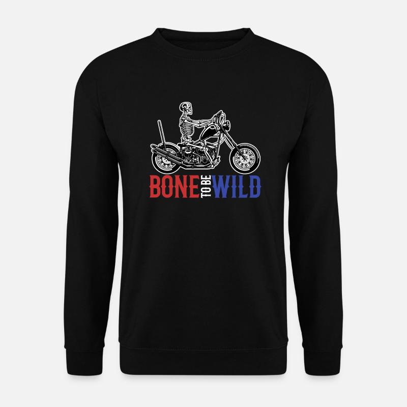 Skelett - Unisex Pullover - Schwarz