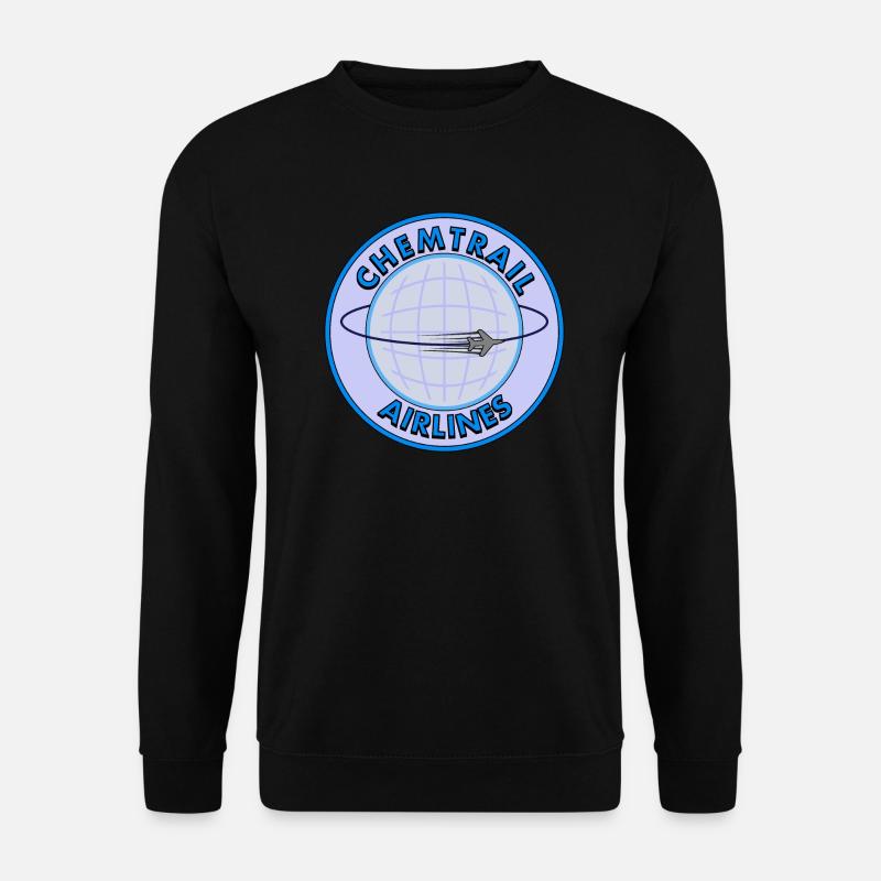 Chemtrail Airlines - Unisex Pullover - Schwarz