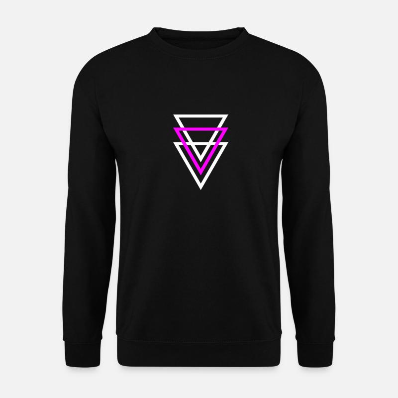 triangles - Unisex Sweatshirt - black