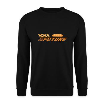 Boulanger - Sweat-shirt Unisexe - noir - Devant - Alina (178cm) & Michal (187cm)