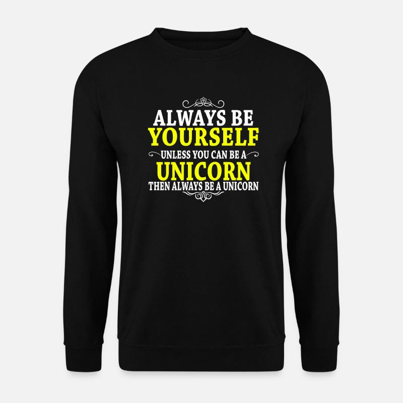 lustige witzige Sprüche - Unisex Pullover - Schwarz
