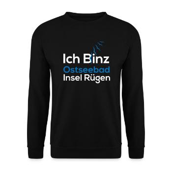 I Binz (reprimand edition) - Unisex Sweatshirt - black - Front - Alina (178cm) & Michal (187cm)