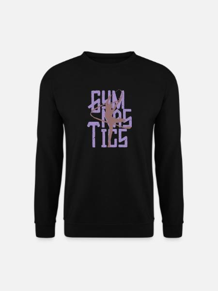 Turnen Gymnastik Verein Leichtathletik Geschenk - Unisex Pullover - Schwarz