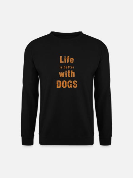 Hund Hunde - Unisex Pullover - Schwarz