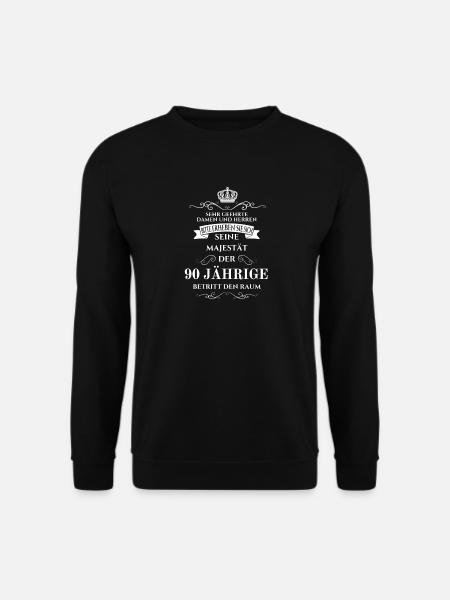 90th birthday - Unisex Sweatshirt - black