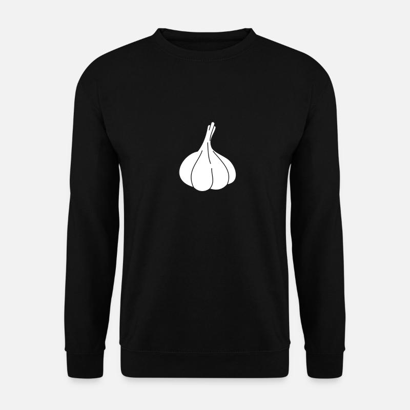 garlic - Unisex Sweatshirt - black