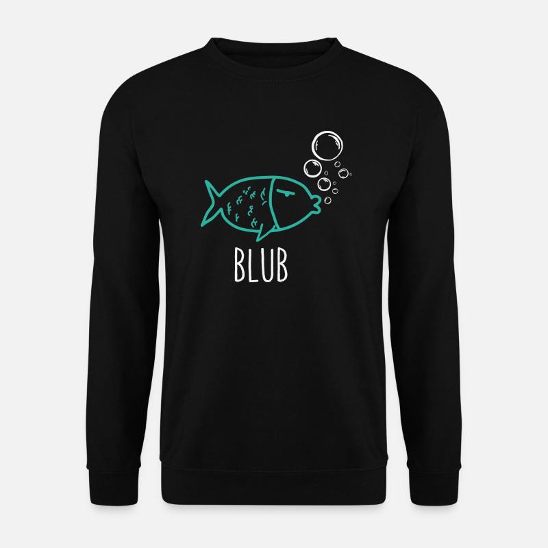 Cool fish - Unisex Sweatshirt - black