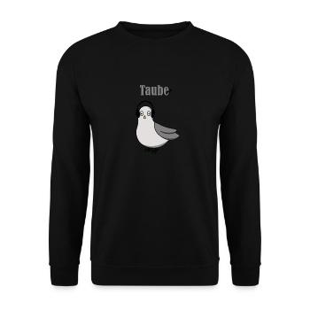 colombe - Sweat-shirt Unisexe - noir - Devant - Alina (178cm) & Michal (187cm)
