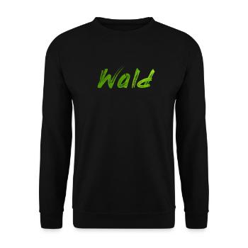 Forest - Unisex Sweatshirt - black - Front - Alina (178cm) & Michal (187cm)