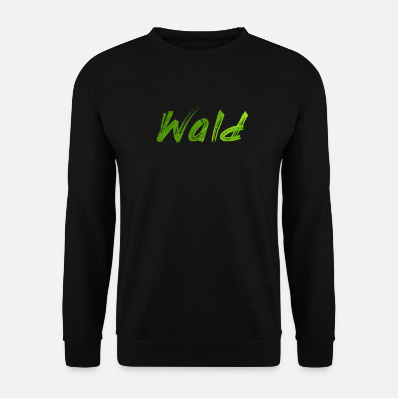 Wald - Unisex Pullover - Schwarz