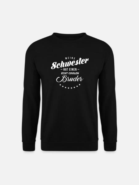 Bruder Schwester - Unisex Pullover - Schwarz