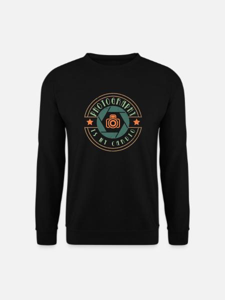 Funny Still Photographer Camera Gift - Unisex Sweatshirt - black