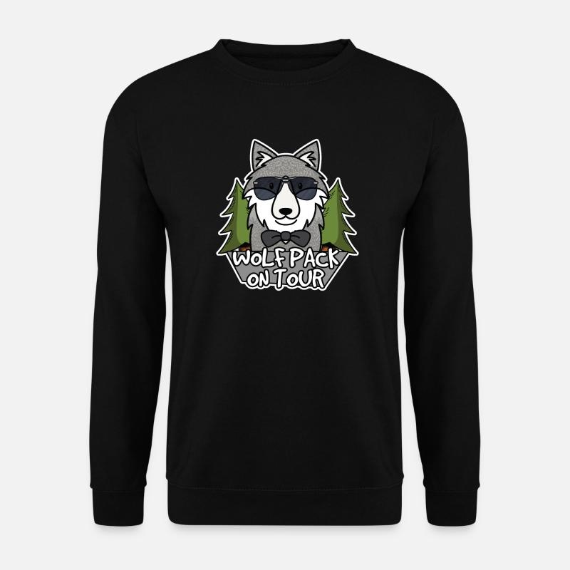 Wolfpack on tour - Unisex Sweatshirt - black