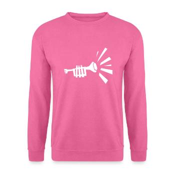 Trompete - Unisex Pullover - Pink - Vorne
