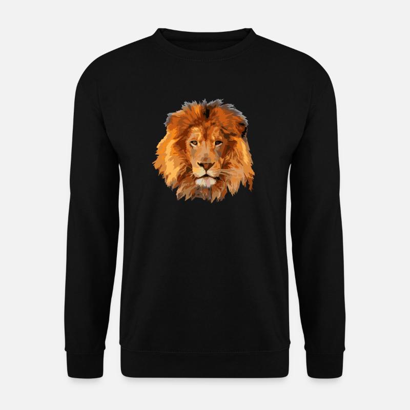 Löwe - Unisex Pullover - Schwarz