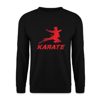 Martial arts sports gift - Unisex Sweatshirt - black - Front - Alina (178cm) & Michal (187cm)