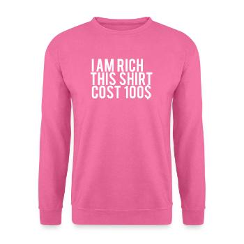 Reich Rich - Unisex Pullover - Pink - Vorne