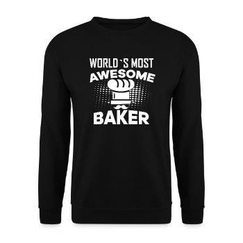 Cuisine boulangerie boulangerie boulangerie cadeau - Sweat-shirt Unisexe - noir - Devant - Alina (178cm) & Michal (187cm)