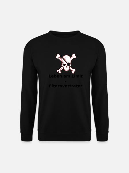 Leben am Limit Elternvertreter (black/white/red) - Unisex Pullover - Schwarz