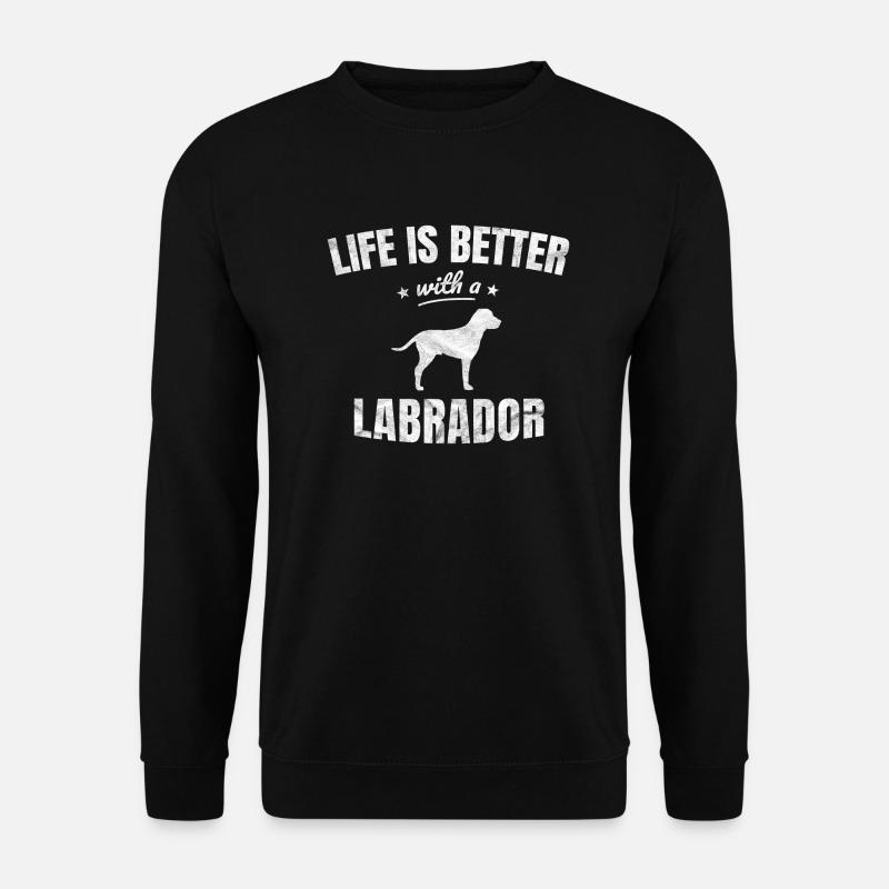 Labrador Retriever Funny gift - Unisex Sweatshirt - black