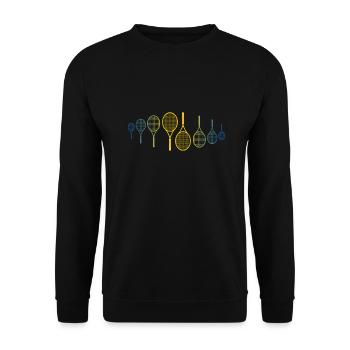 Tennis - Unisex Pullover - Schwarz - Vorne - Alina (178cm) & Michal (187cm)
