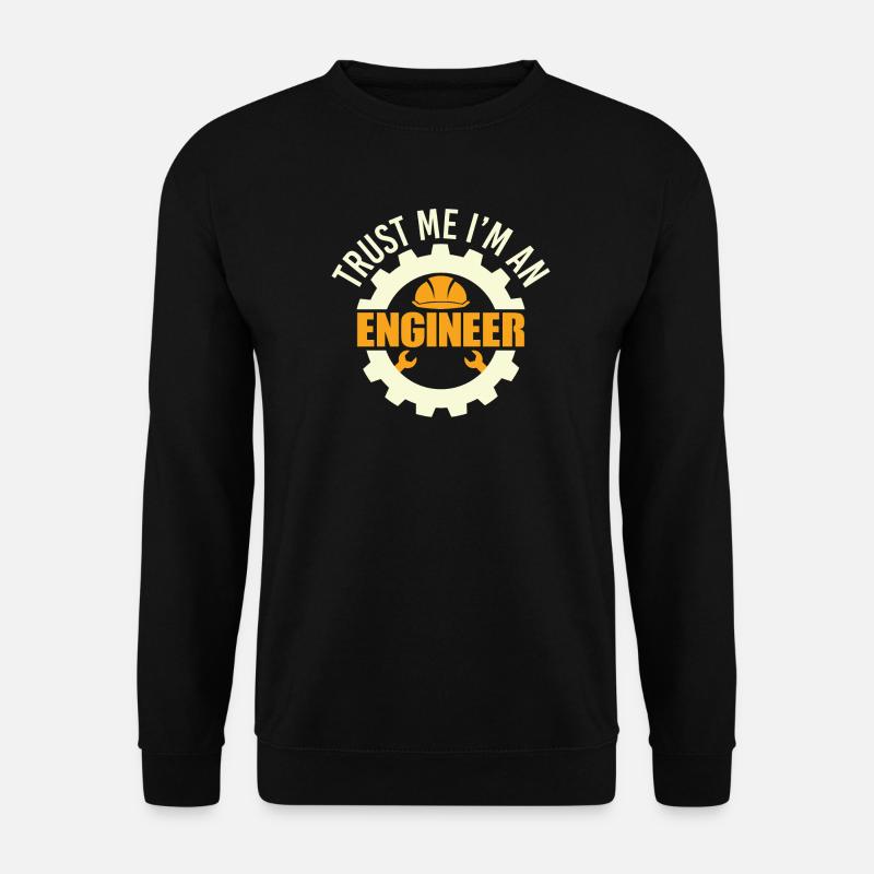 Ingenieur Ingenieurwesen Elektrotechniker Spruch - Unisex Pullover - Schwarz